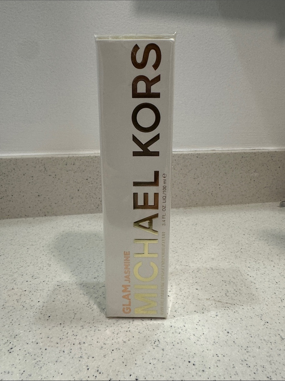 Michael Kors White and Gold Glam Jasmine Gift Box